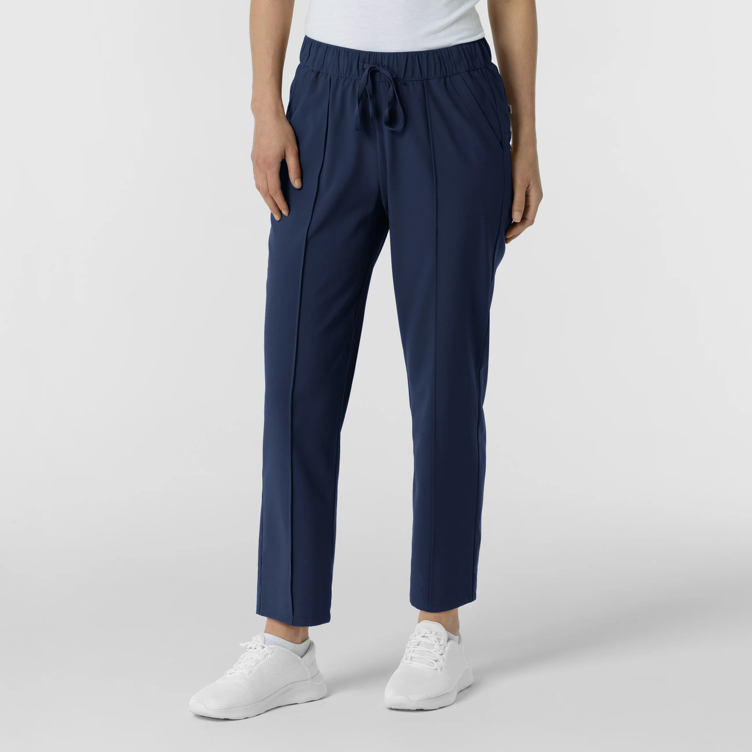 RENEW Edit Women's Tapered Ankle Scrub Trouser - Navy - Image 3