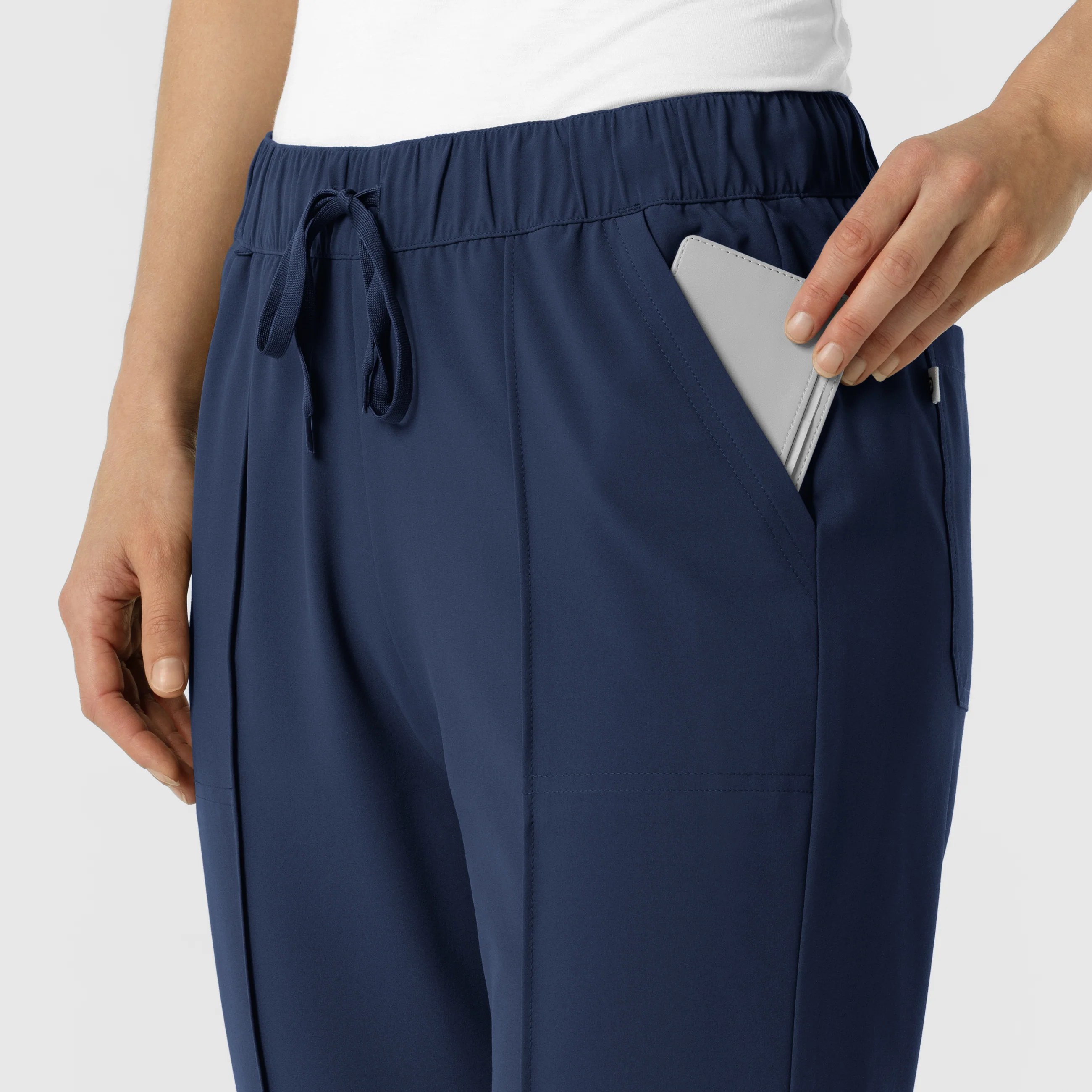 RENEW Edit Women's Tapered Ankle Scrub Trouser - Navy - Image 7