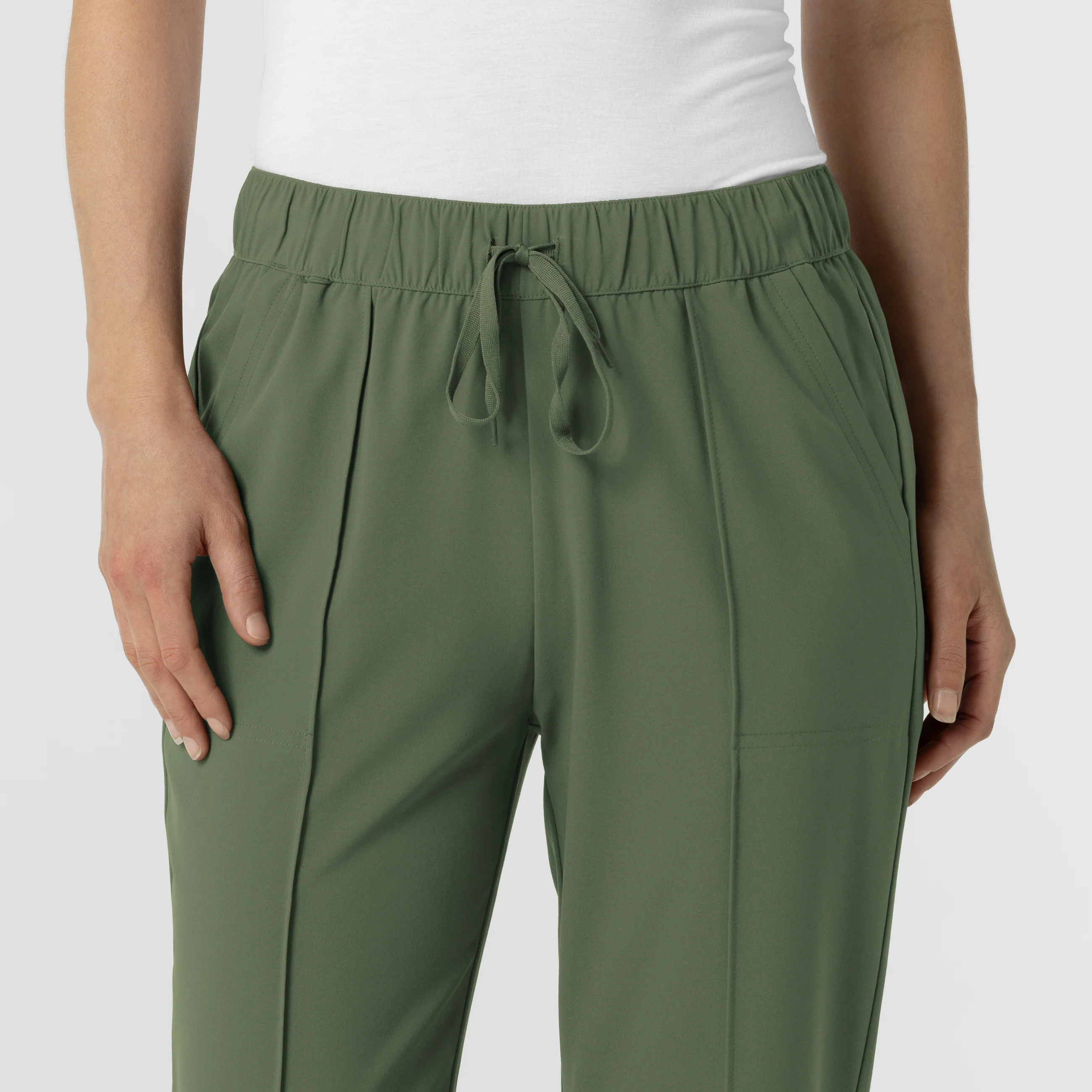 RENEW Edit Women's Tapered Ankle Scrub Trouser - Olive - Image 4