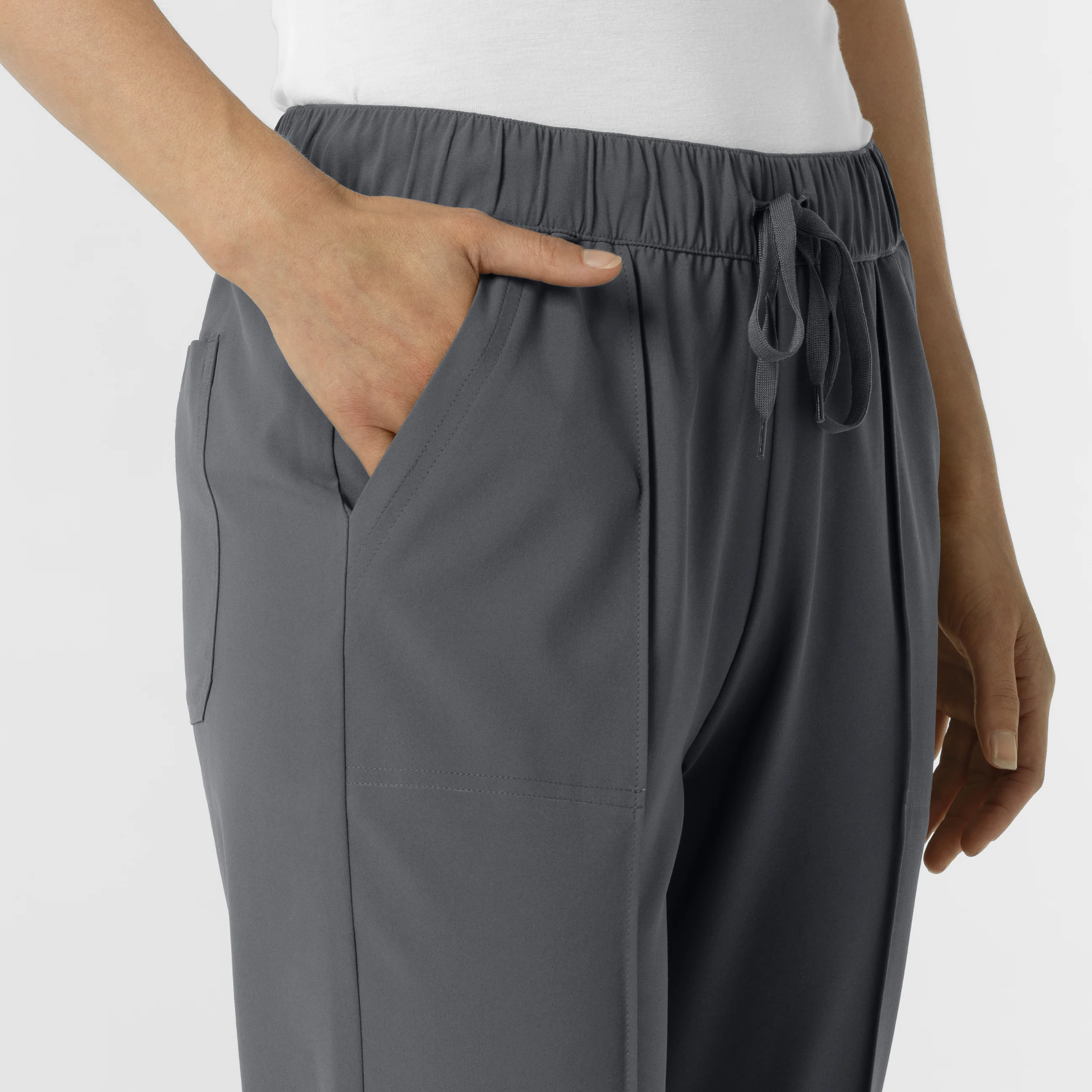 RENEW Edit Women's Tapered Ankle Scrub Trouser - Pewter - Image 6