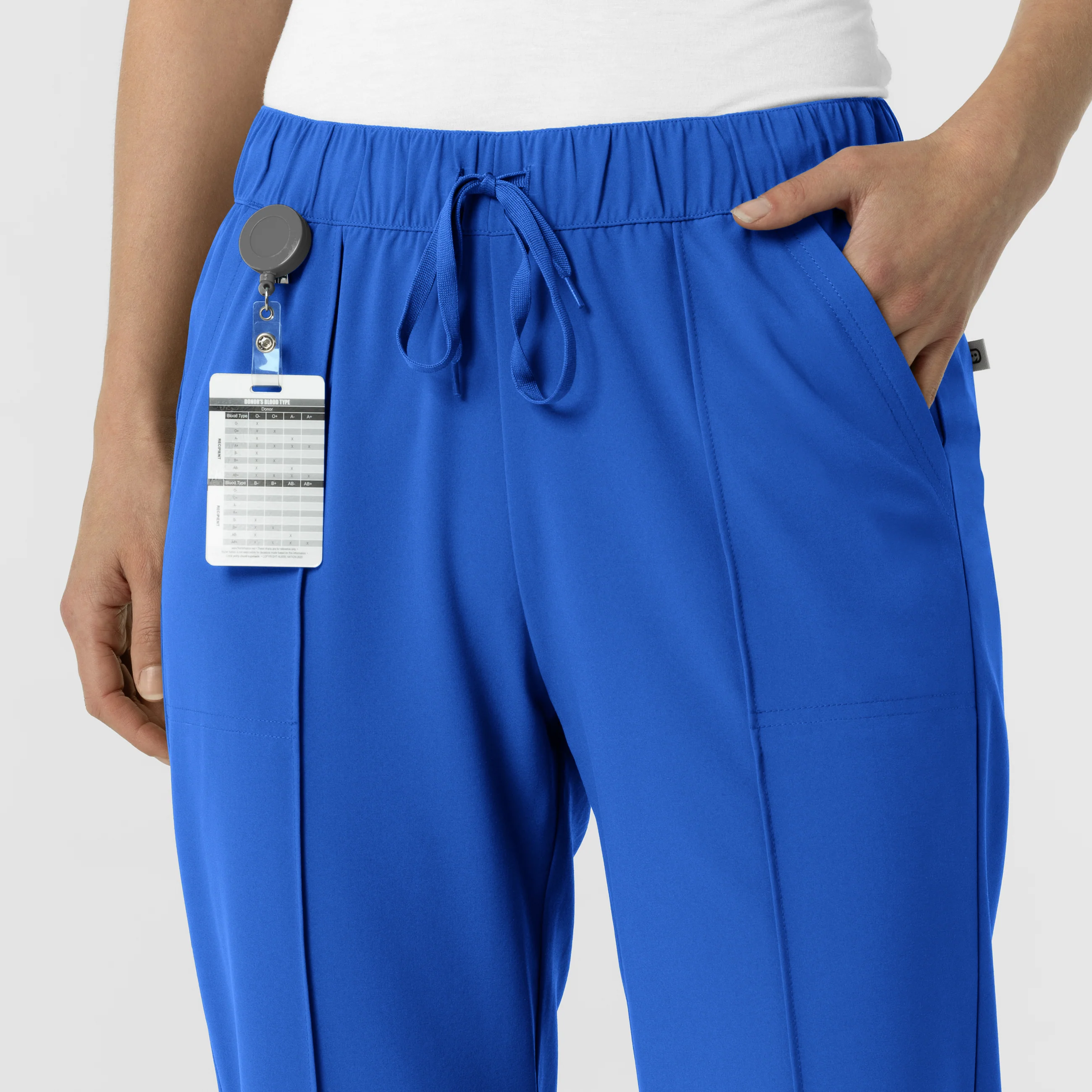 RENEW Edit Women's Tapered Ankle Scrub Trouser - Royal - Image 5