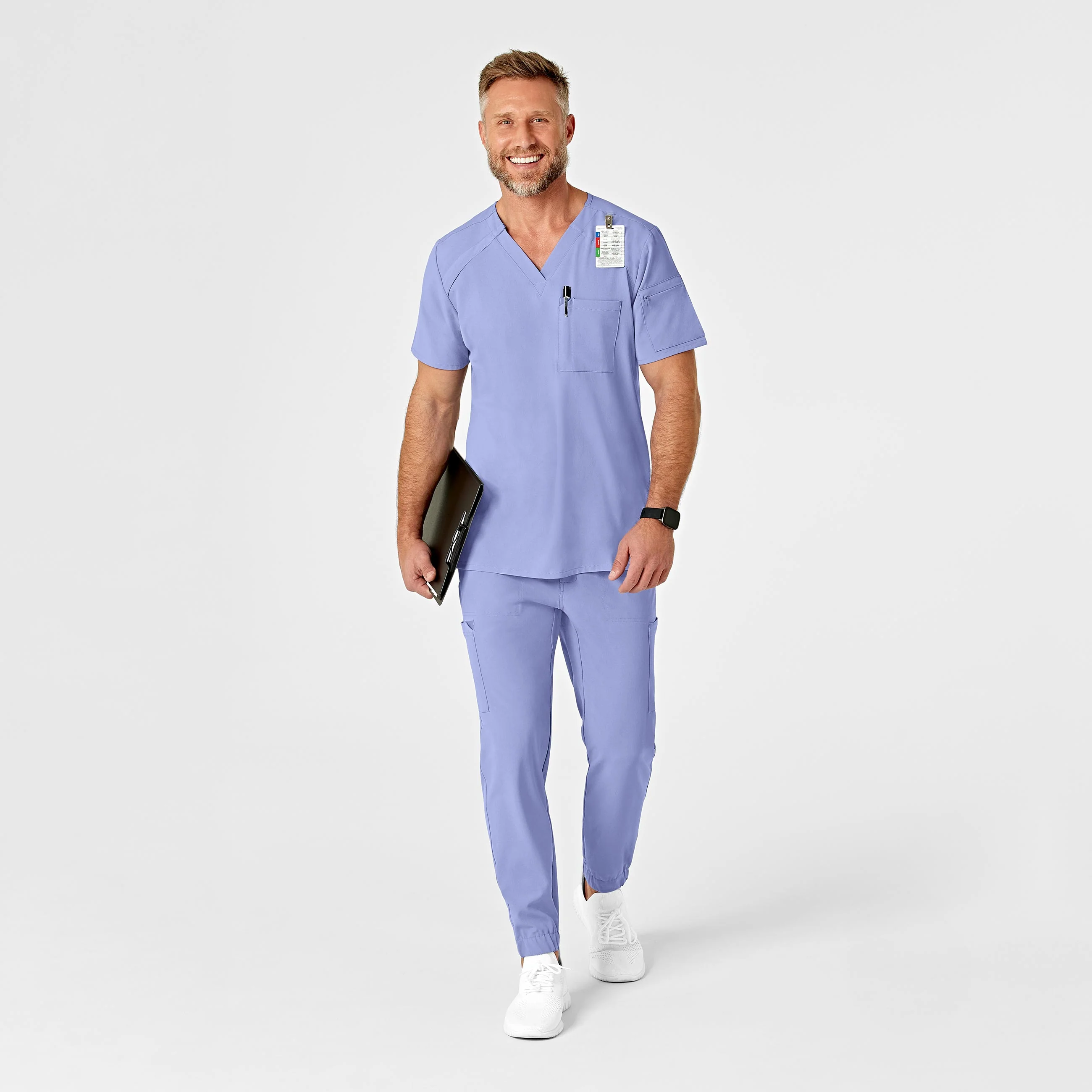 RENEW Men's Jogger Scrub Pant - Ceil Blue - Image 3