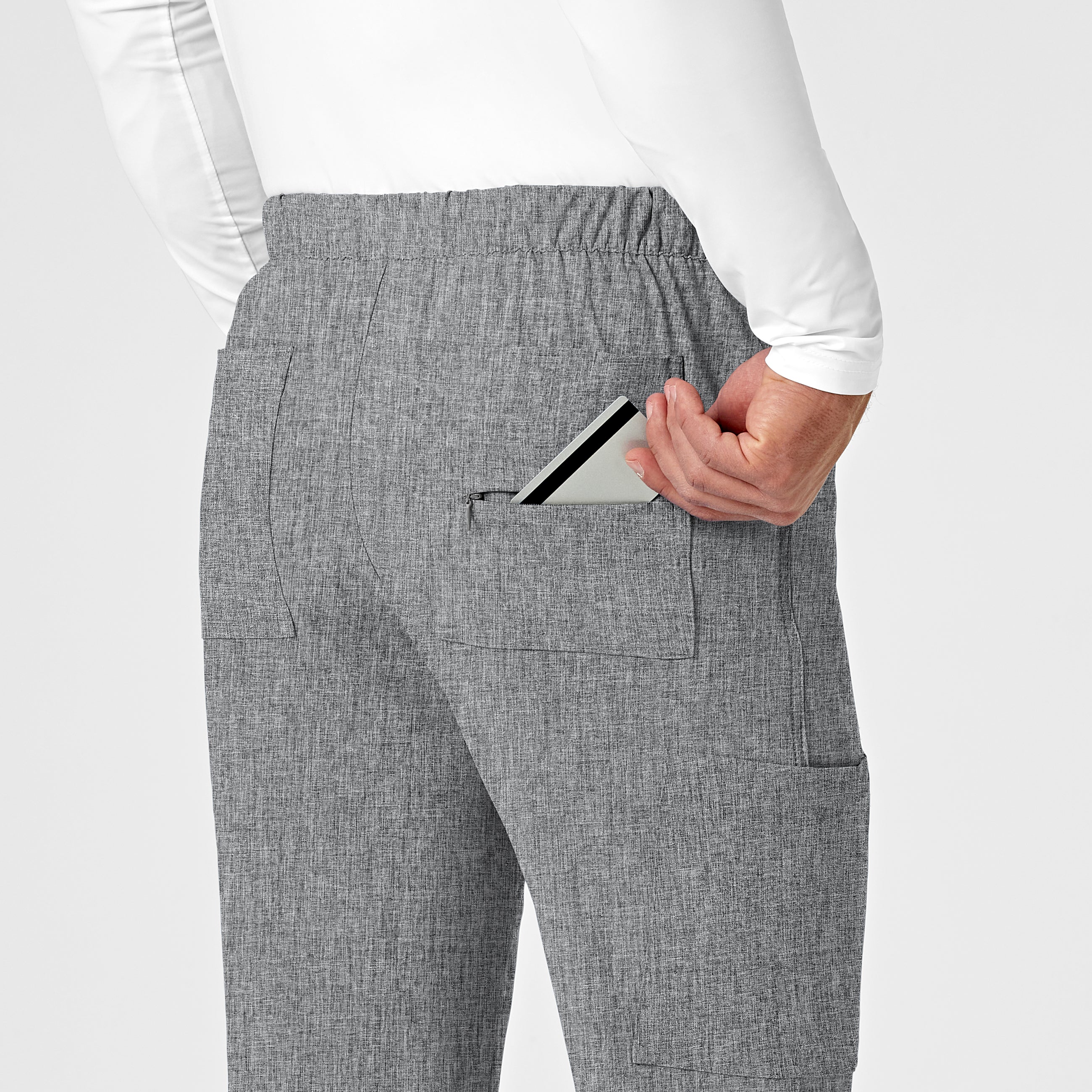 RENEW Men's Jogger Scrub Pant - Grey Heather - Image 8