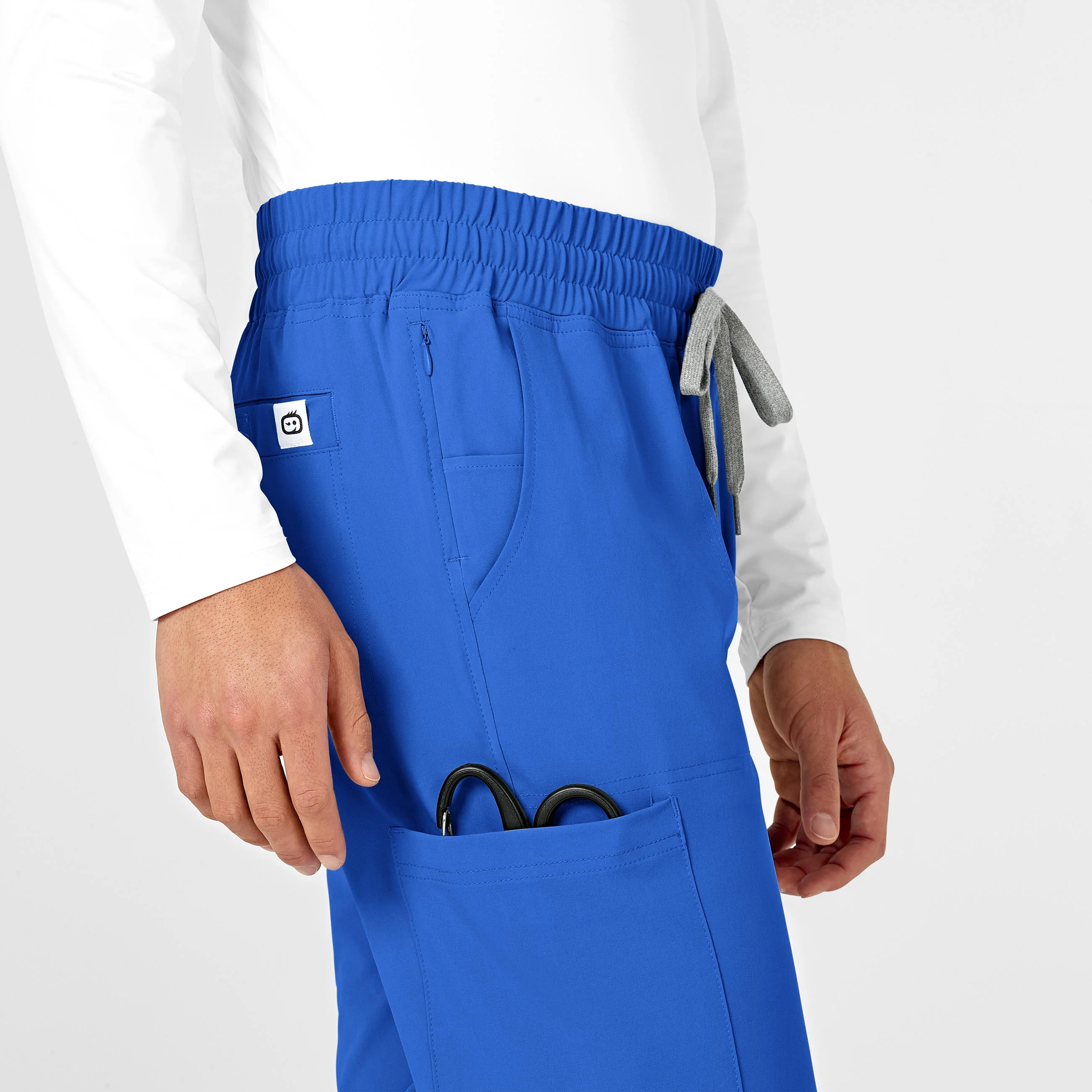 RENEW Mens Straight Slim Scrub Pant - Royal - Image 8
