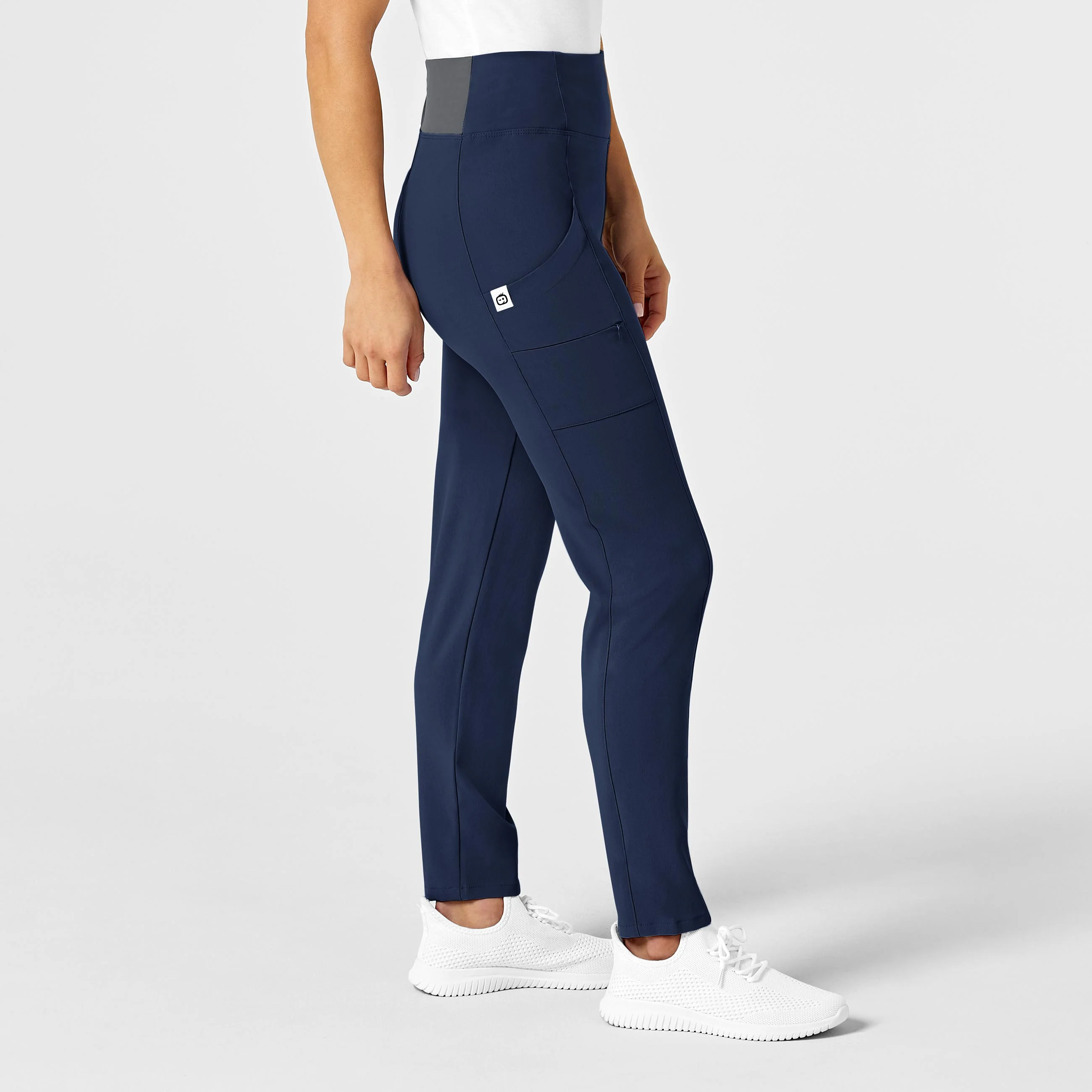 RENEW Women's High Waist Power Pant - Navy - Image 4
