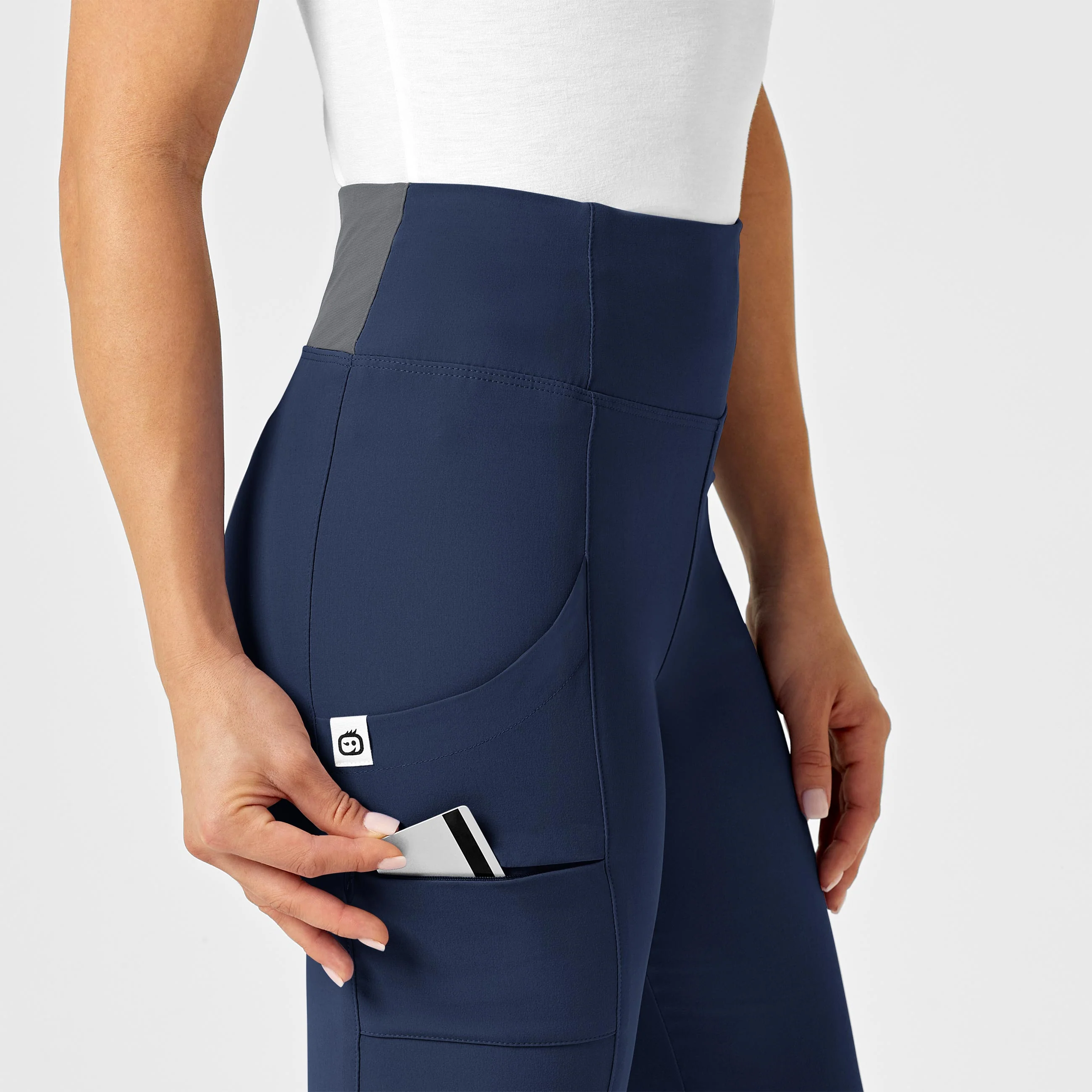 RENEW Women's High Waist Power Pant - Navy - Image 7