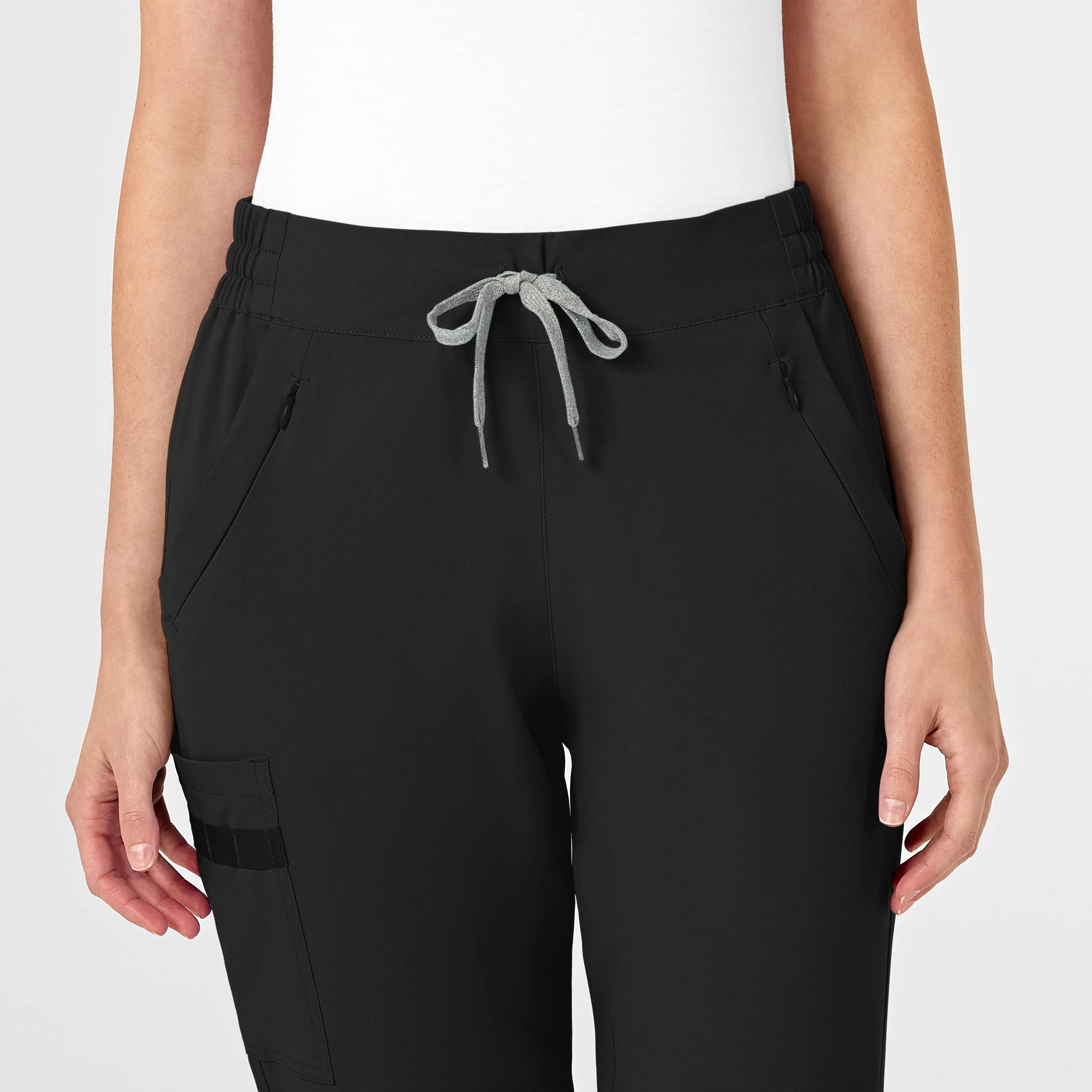 RENEW Women's Jogger Scrub Pant - Black - Image 4
