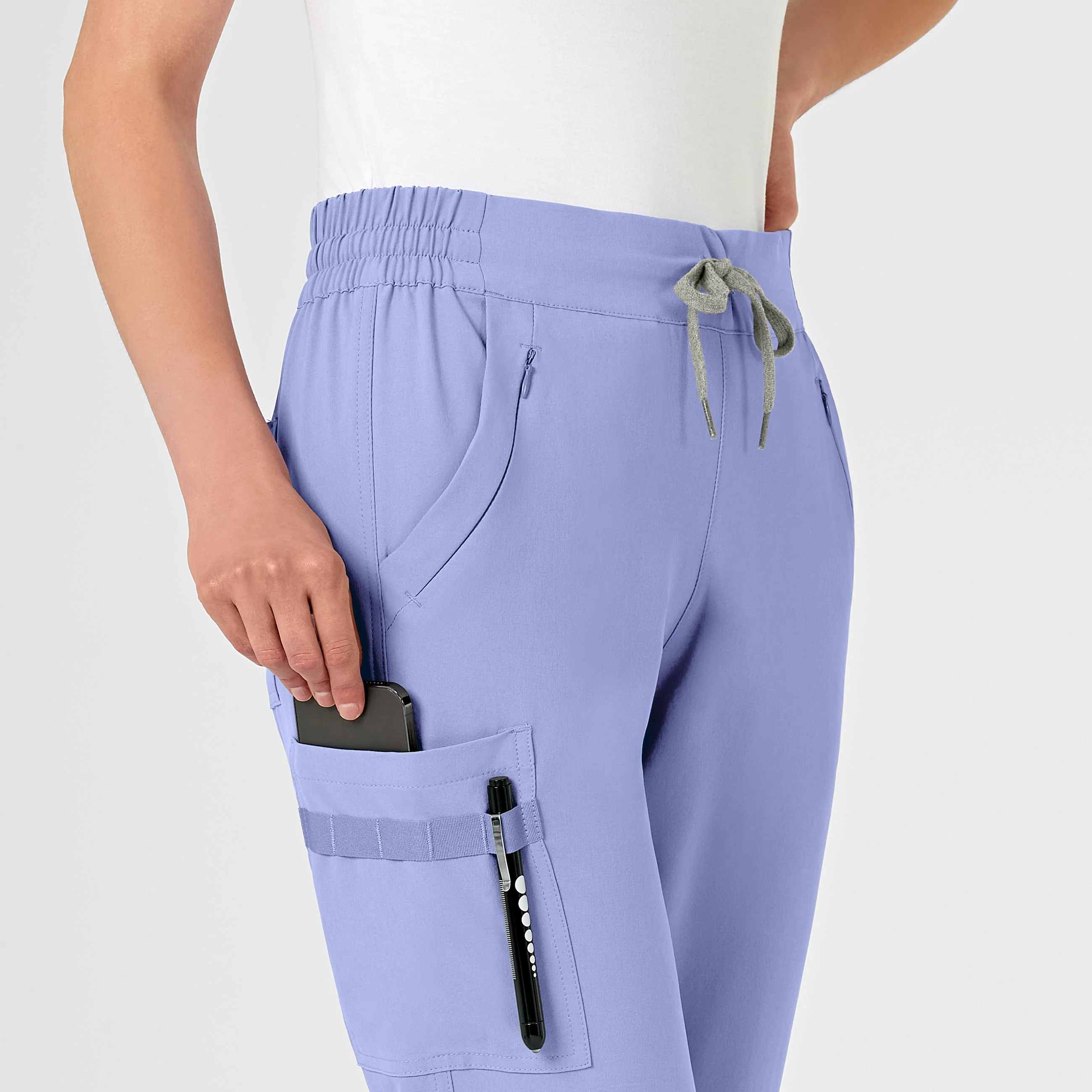 RENEW Women's Jogger Scrub Pant - Ceil Blue - Image 6