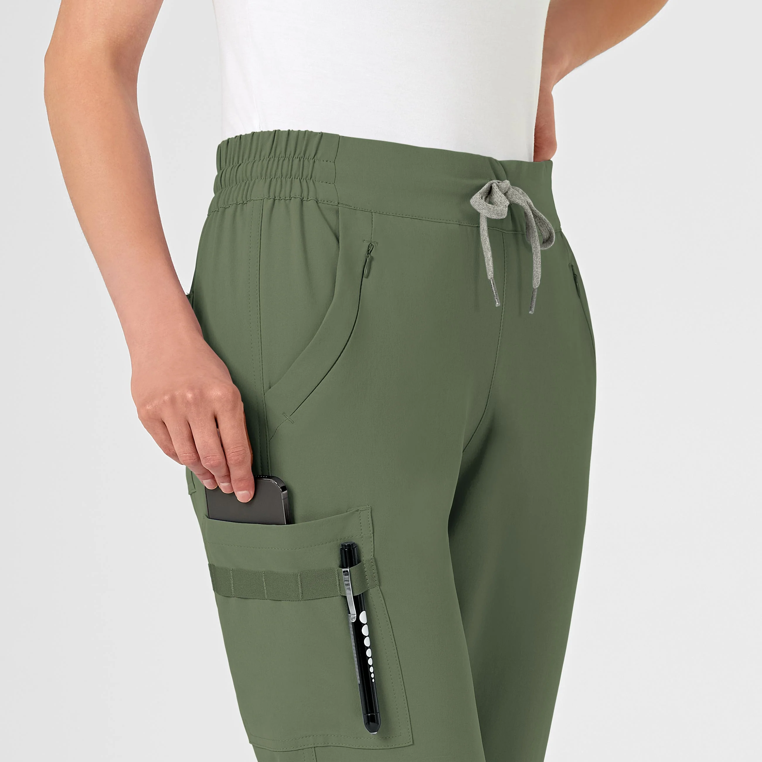 RENEW Women's Jogger Scrub Pant - Olive - Image 7