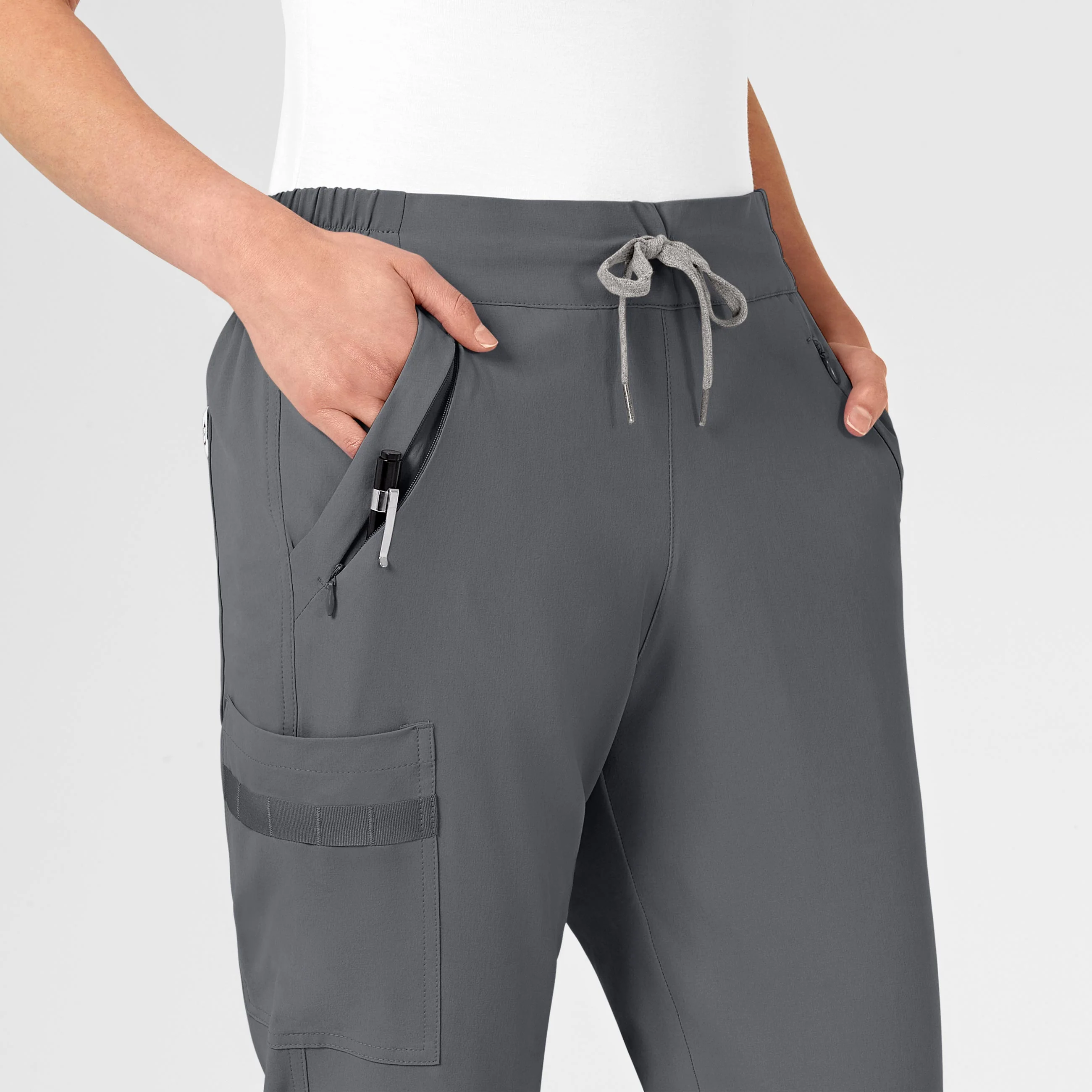 RENEW Women's Jogger Scrub Pant - Pewter - Image 5