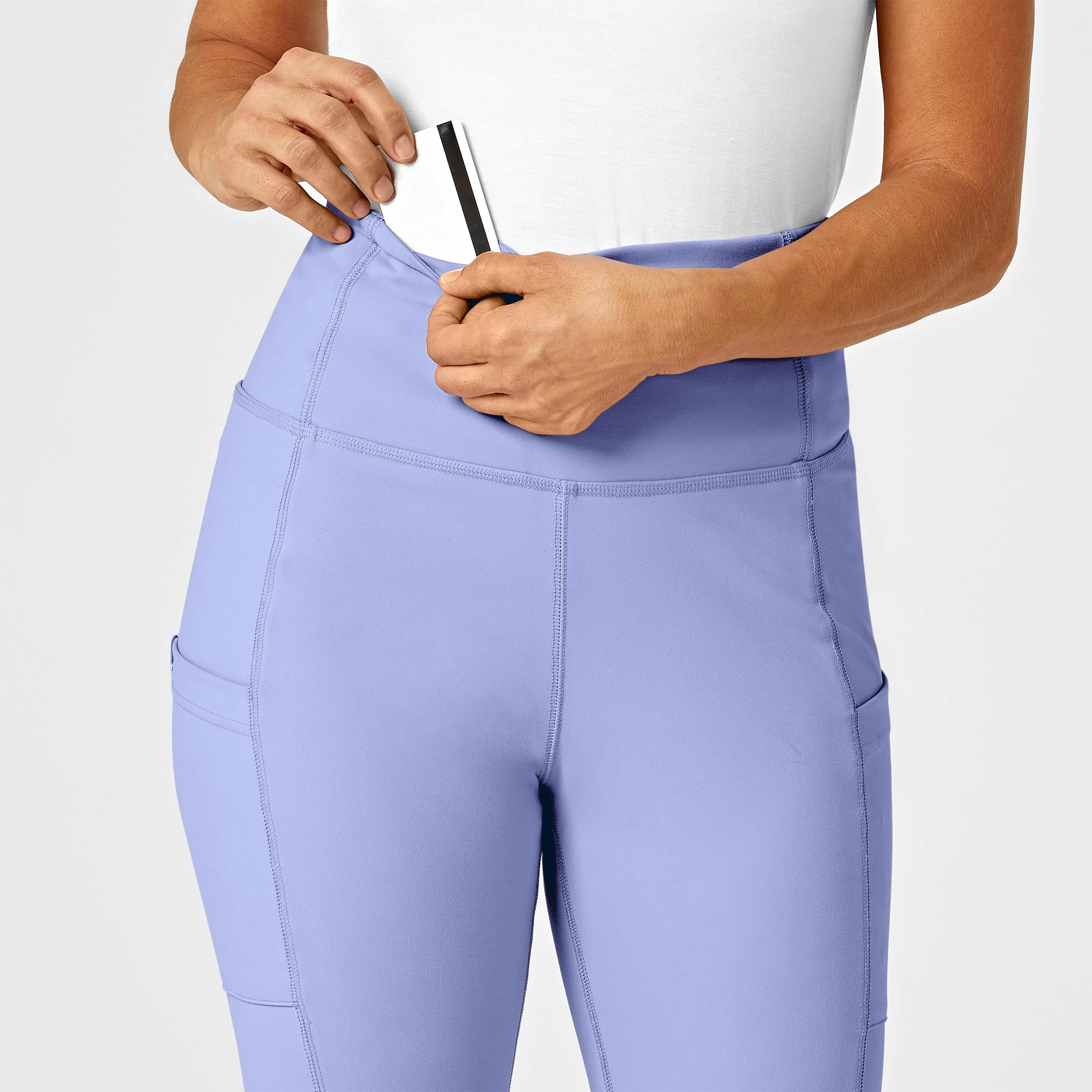 RENEW Women's Straight Leg Yoga Pant - Ceil Blue - Image 6