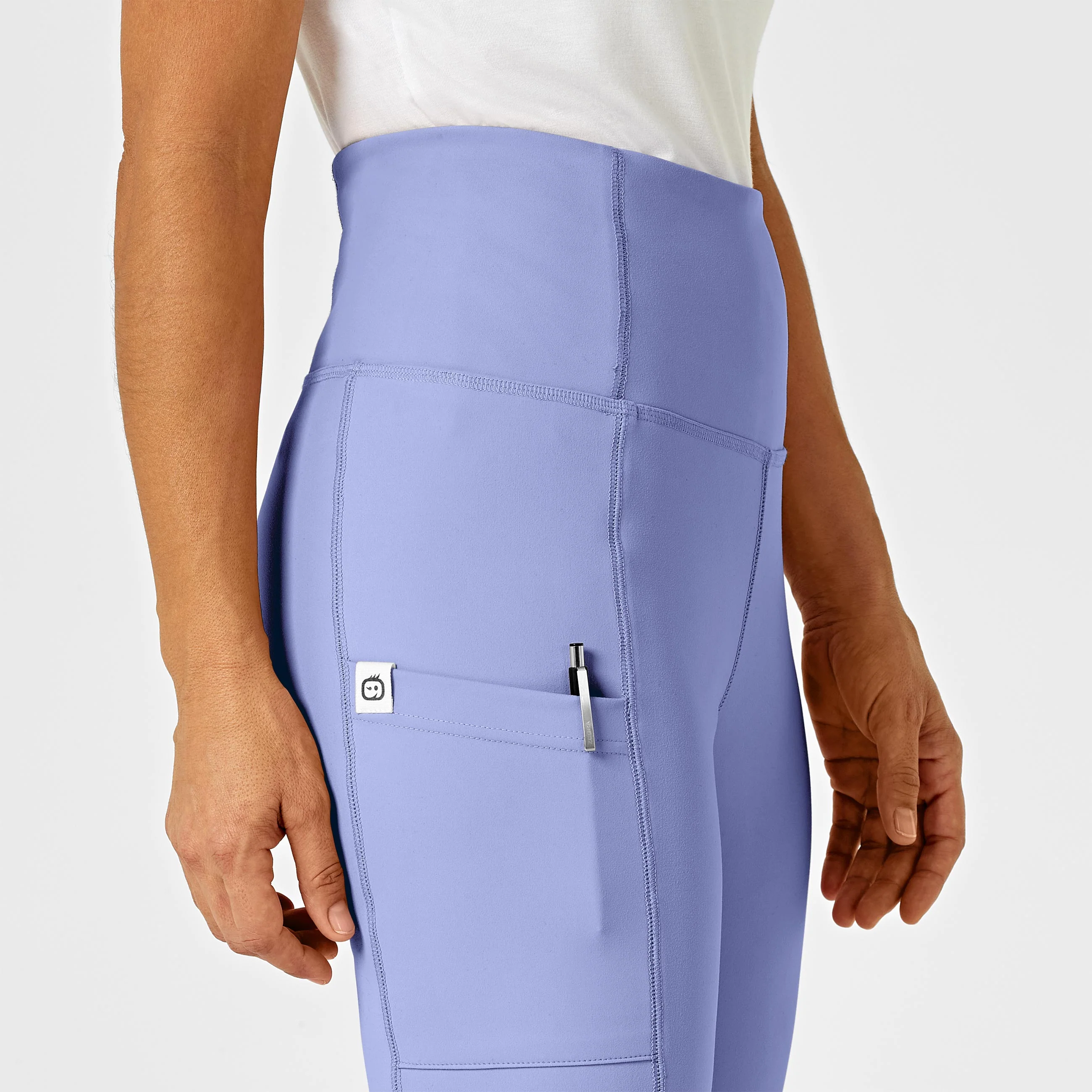 RENEW Women's Straight Leg Yoga Pant - Ceil Blue - Image 7