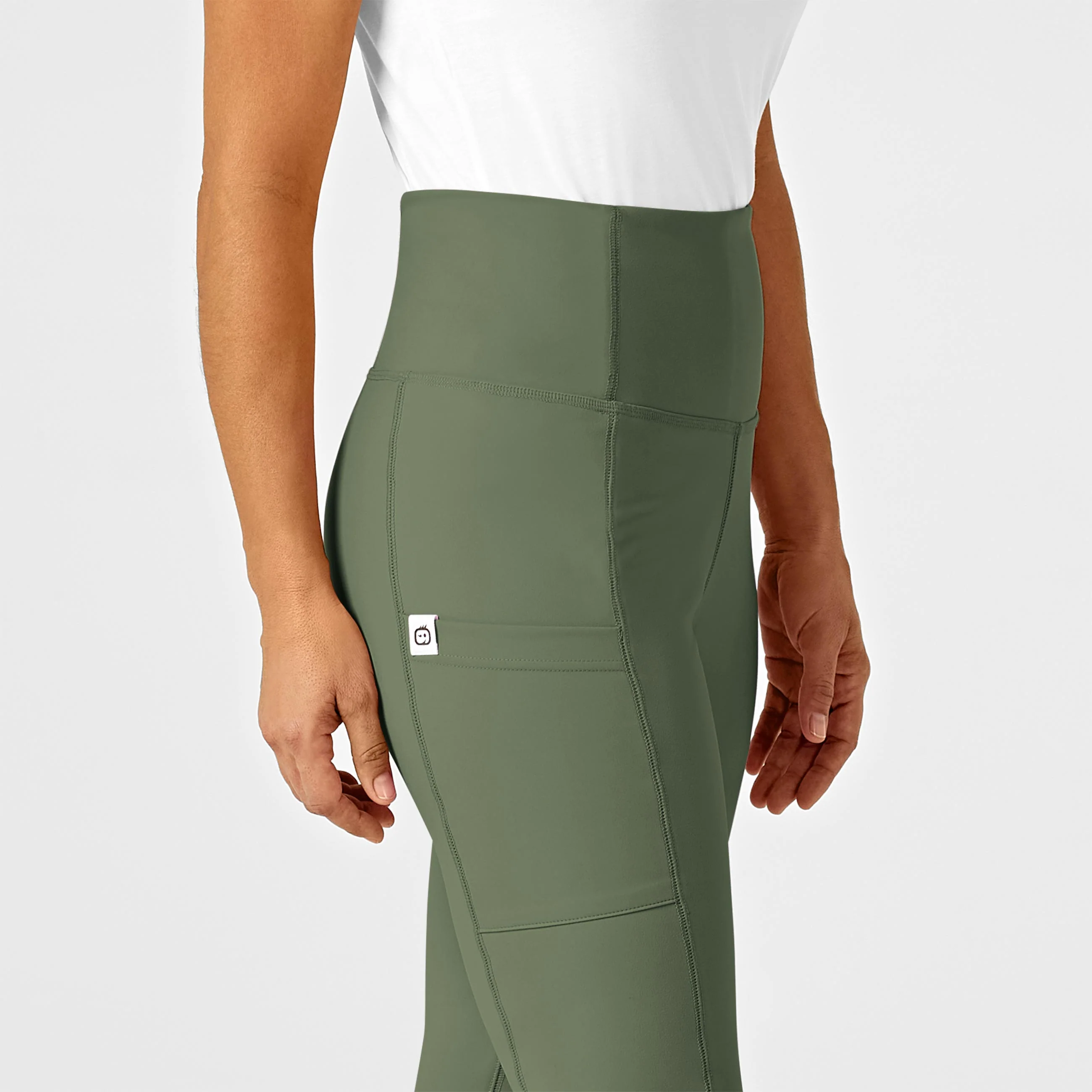 RENEW Women's Straight Leg Yoga Pant - Olive - Image 4