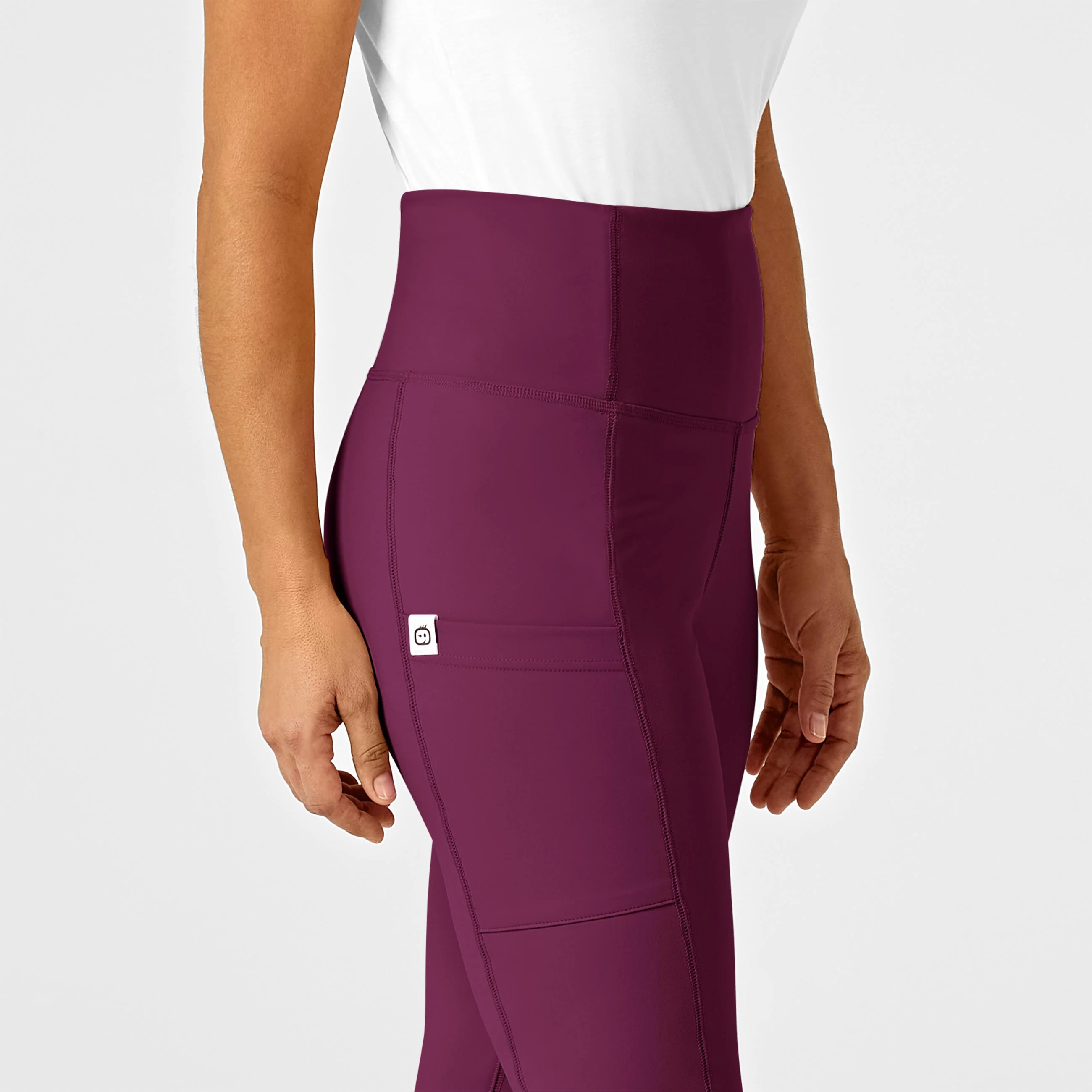 RENEW Women's Straight Leg Yoga Pant - Wine - Image 4