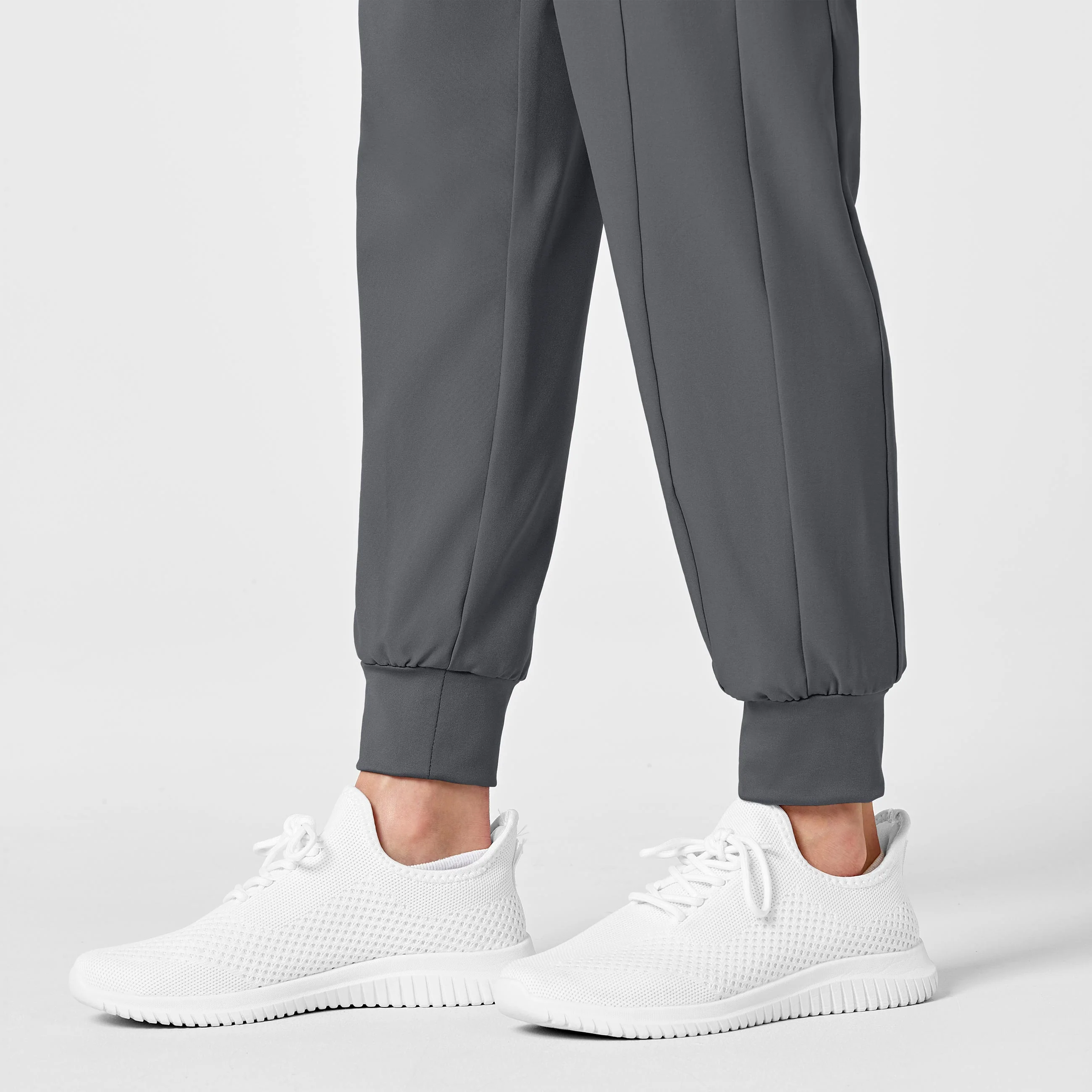 W123 Maternity Jogger Scrub Pant - Pewter - Image 7