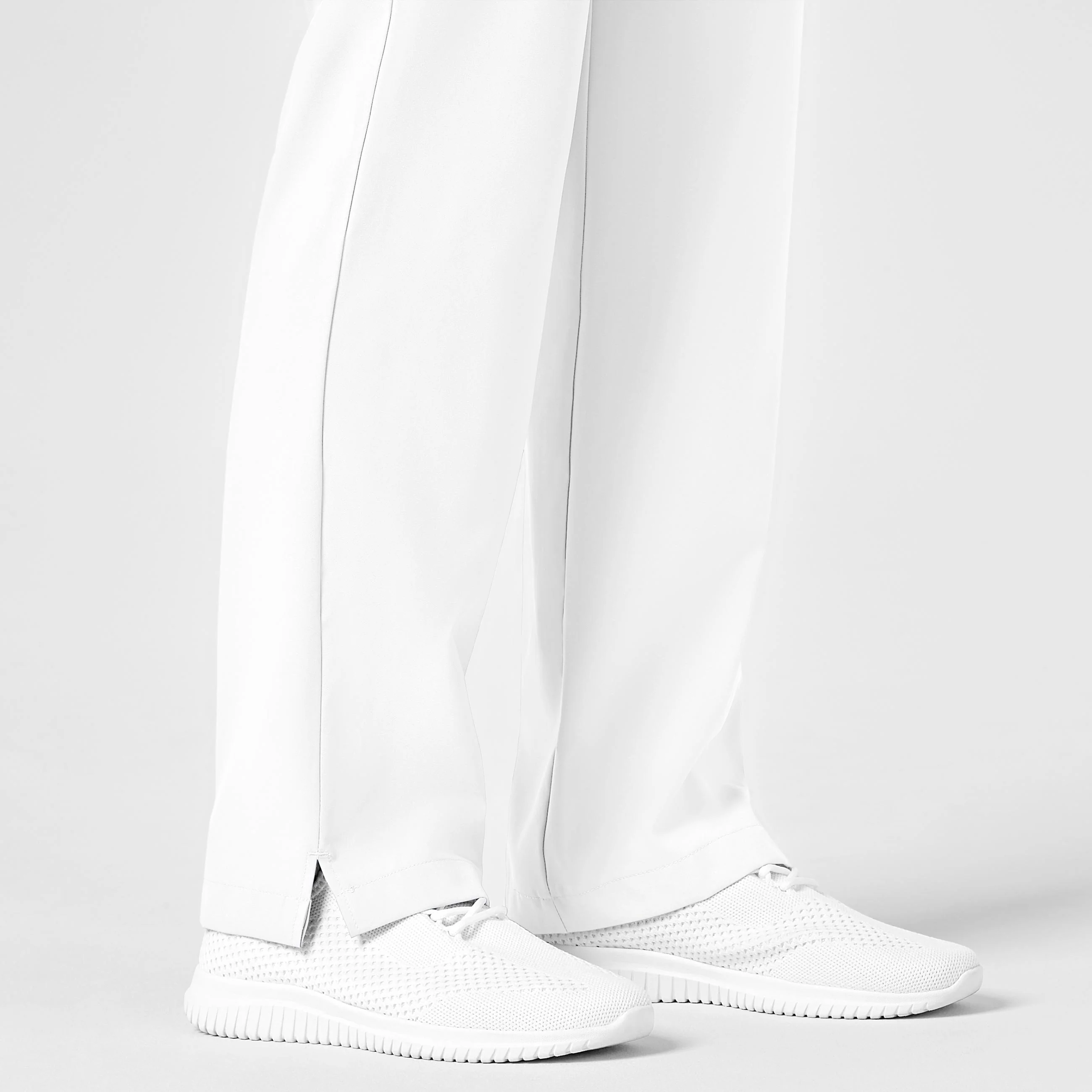 W123 Women's Drawstring Scrub Pant - White - Image 6