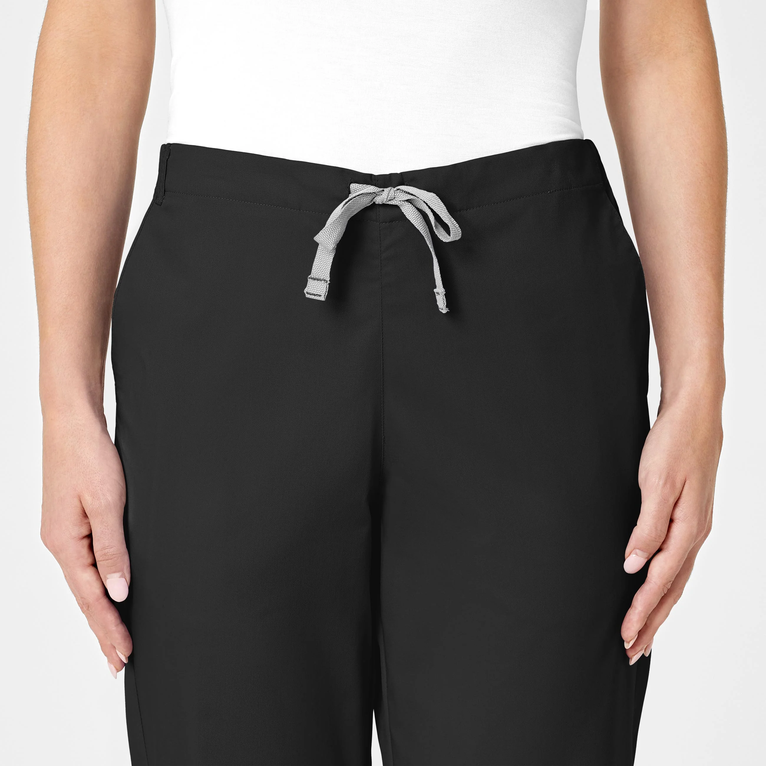 WonderWORK Women's Flare Leg Scrub Pant - Black - Image 5