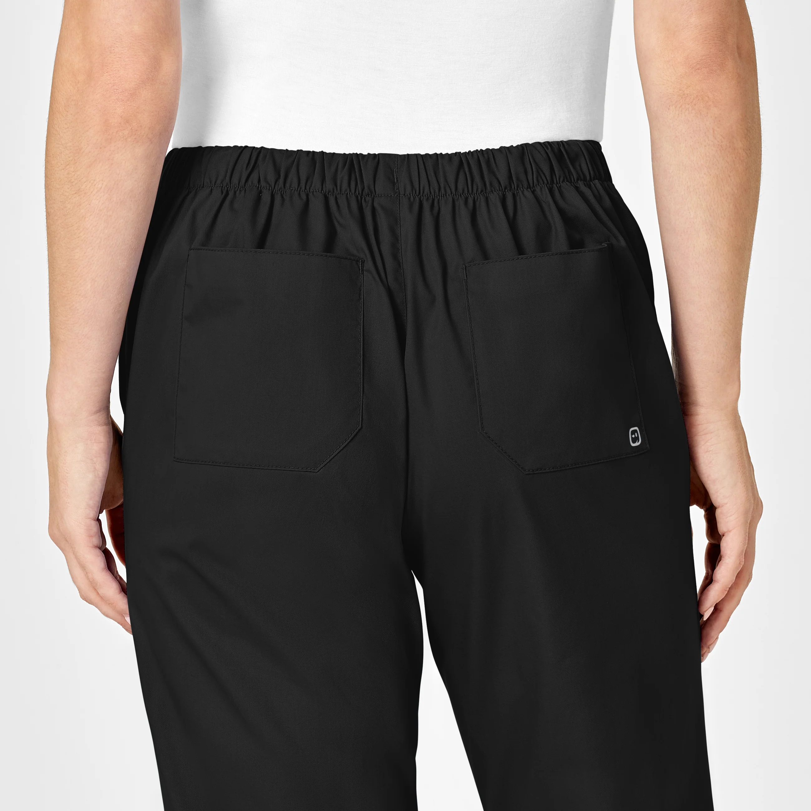 WonderWORK Women's Flare Leg Scrub Pant - Black - Image 8